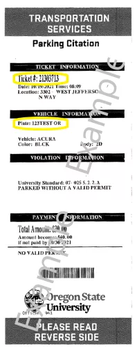Example of a printed citation