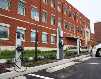 Linus Pauling Science Center EV Charging station